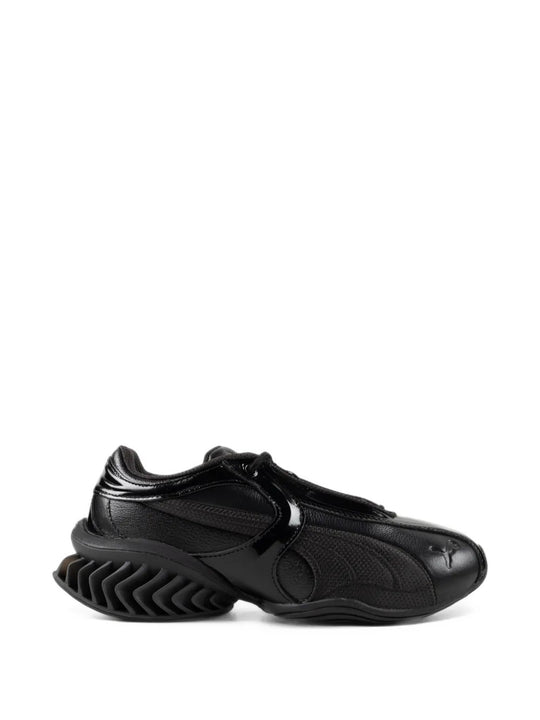 Black shoes, side view