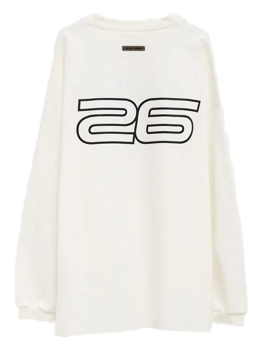 White t-shirt, back view