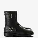 Black boots, side view