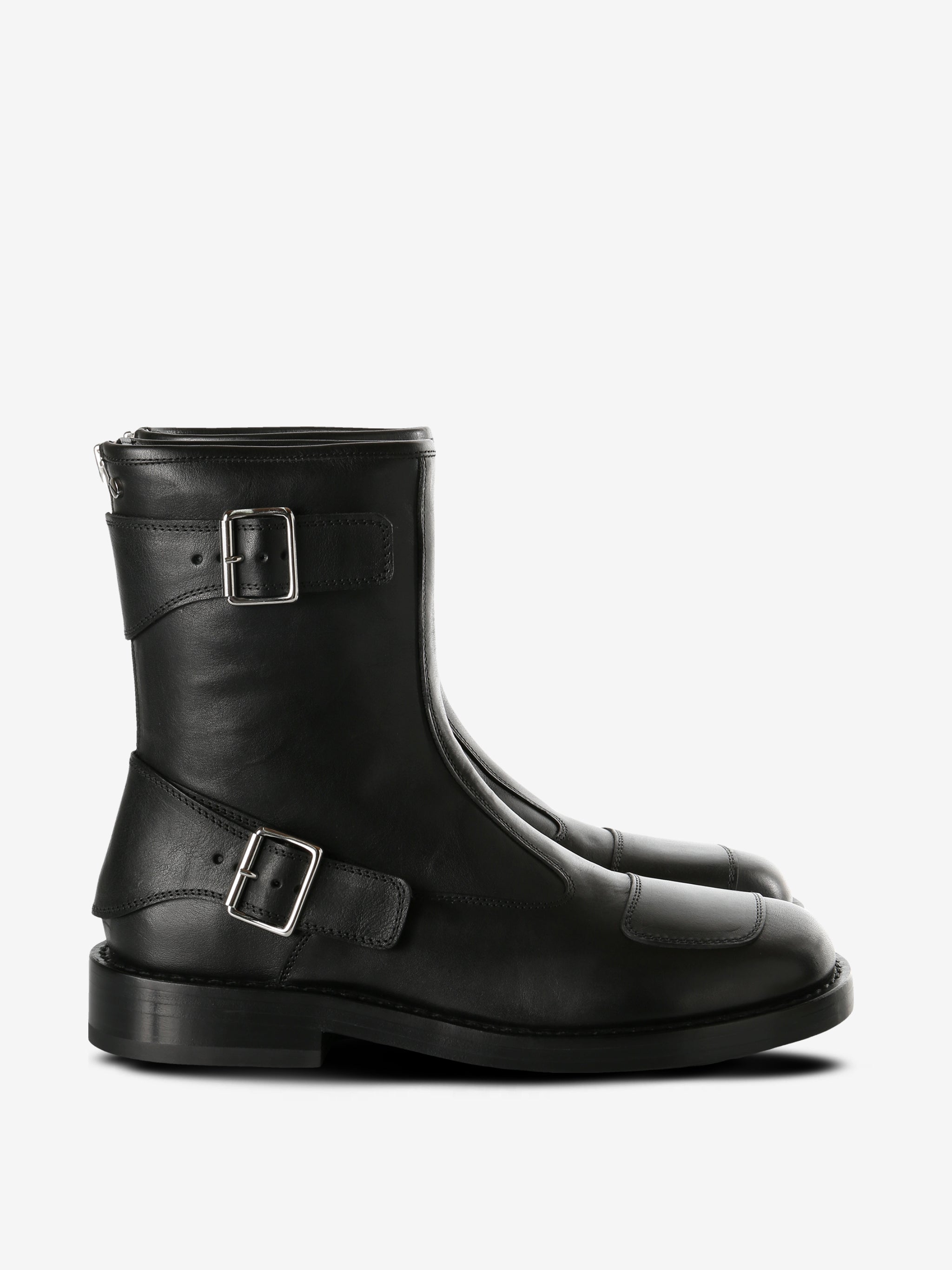 Black boots, side view