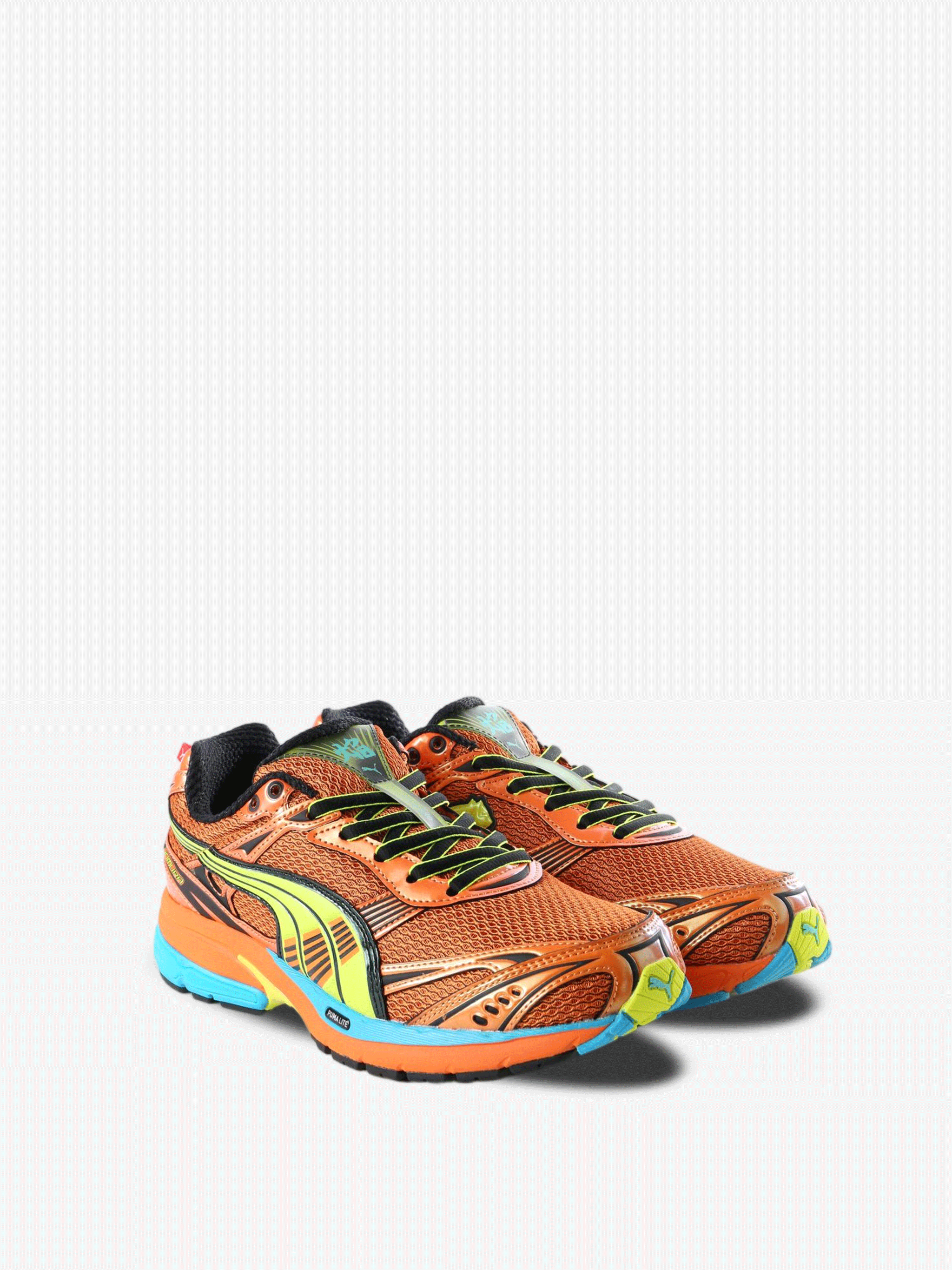 Brown shoes, front view