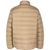Tan jacket, back view