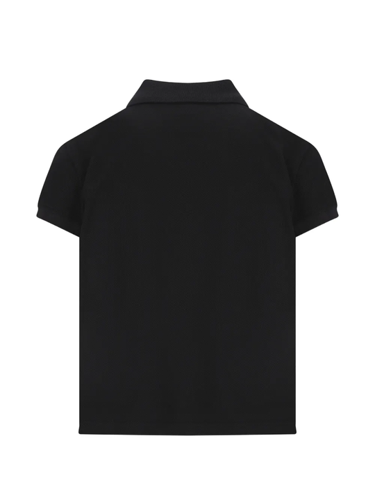 Black t-shirt, back view