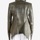 Green jacket, full body view