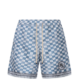 blue shorts,front view