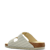 White sandals, side view