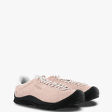 Pink shoes, front view