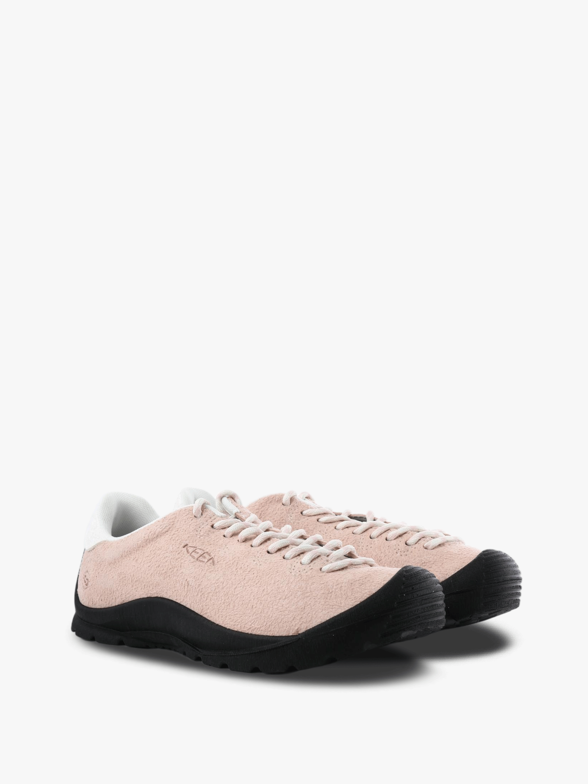 Pink shoes, front view