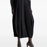 Black skirt, full body view