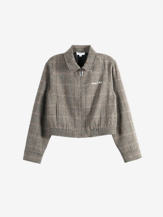 Brown jacket, front view