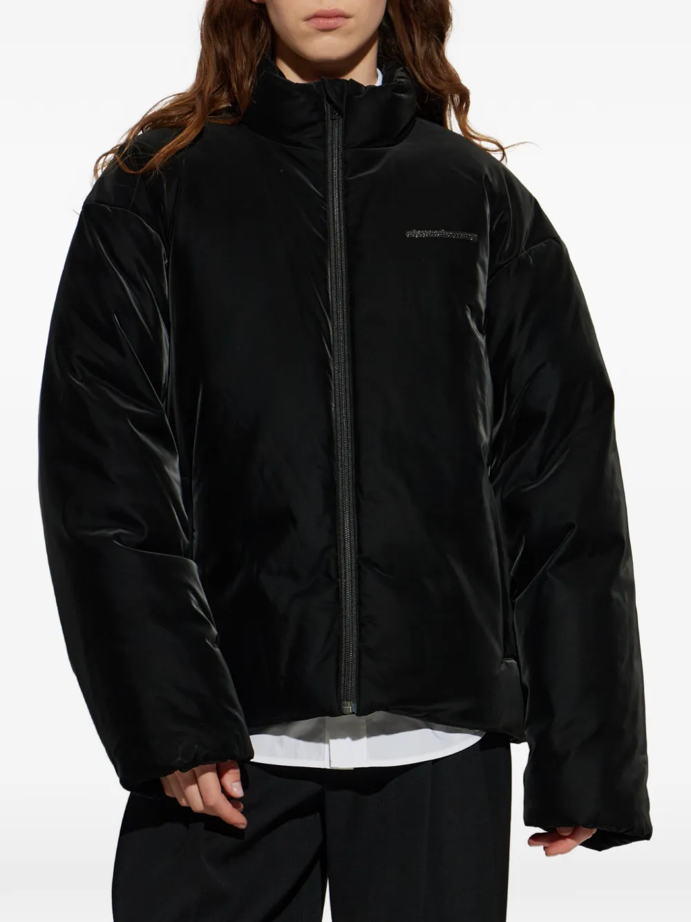 Black jacket, front view