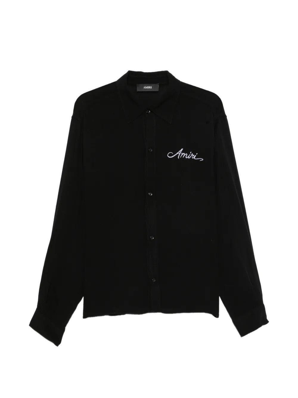 Black shirt, front view