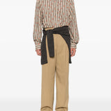 DRIES VAN NOTEN - Men Floral Stripe Print Shirt