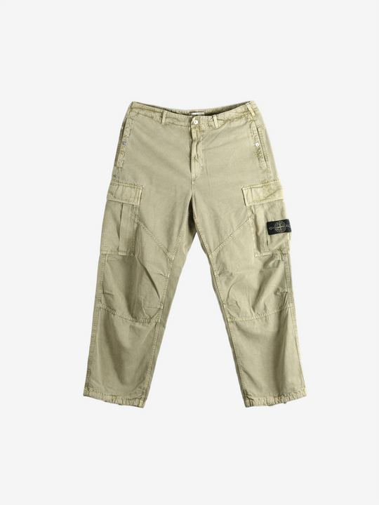 Green pants, front view