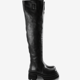 Black boots, side view