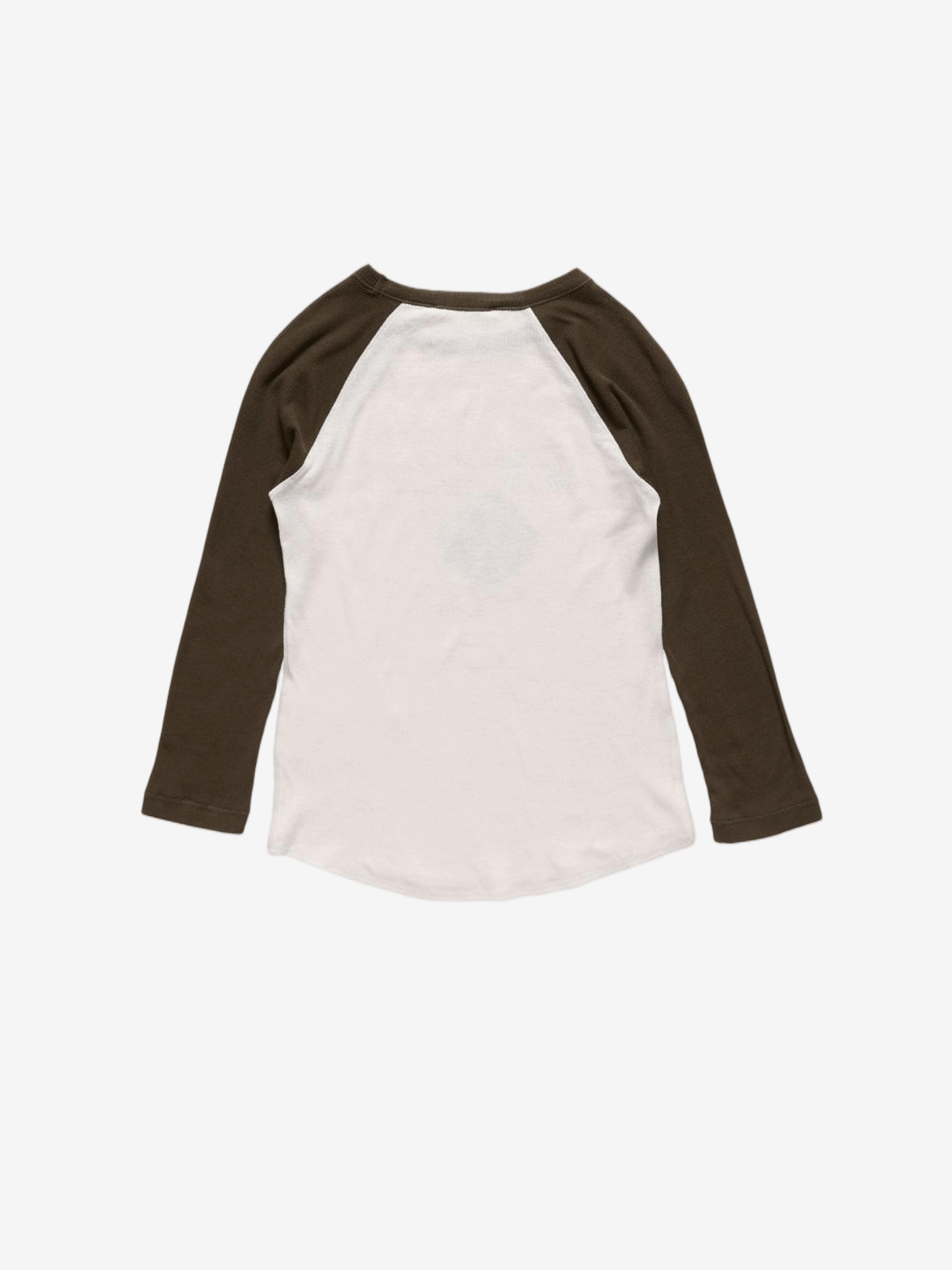Brown t-shirt, back view