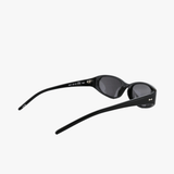 Burgundy eyewear, side view