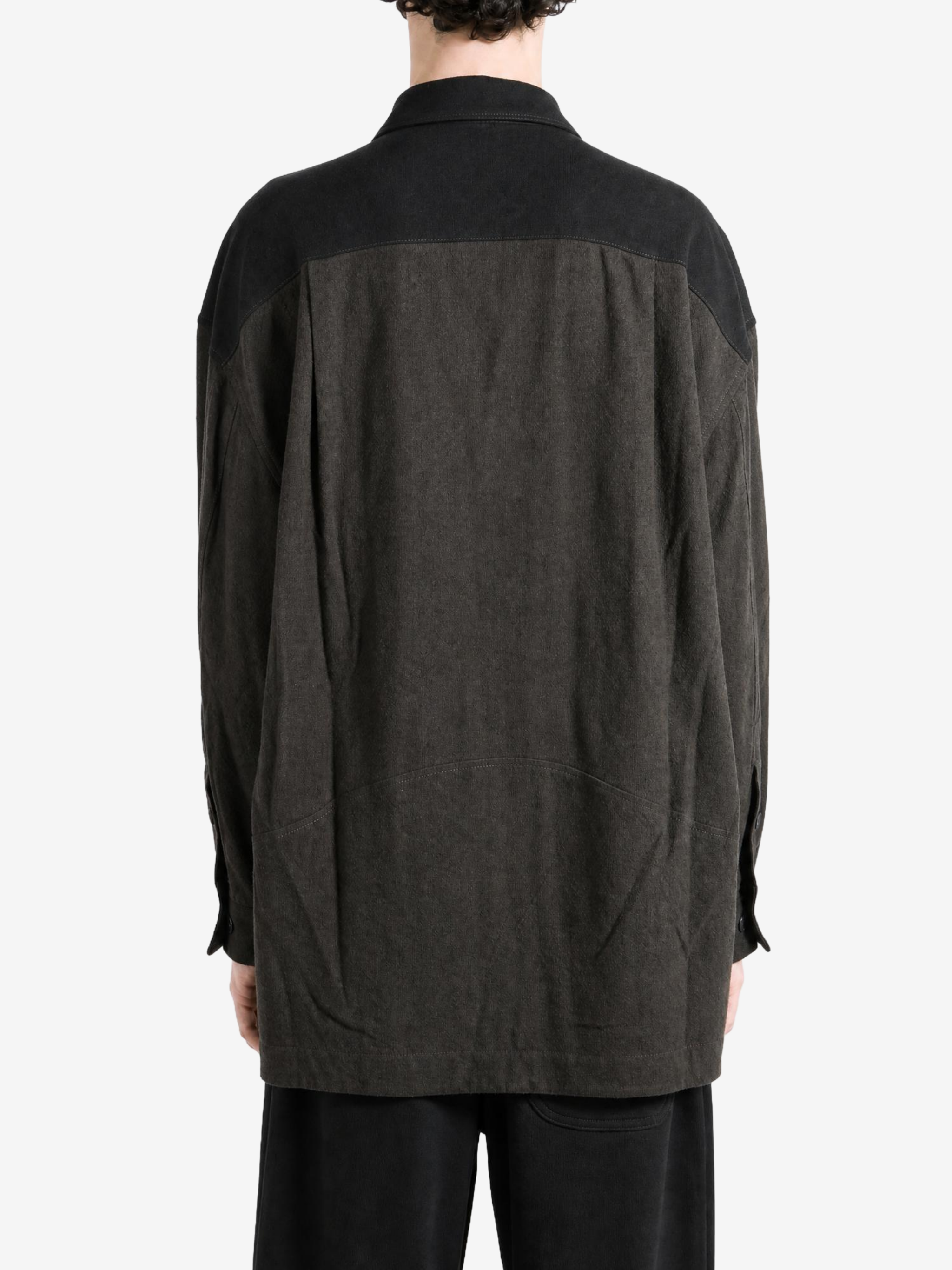 Black jacket, front view