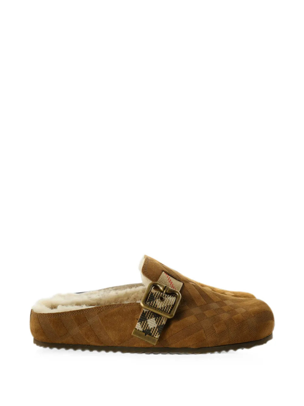 Brown shoes, side view