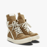 Brown shoes, side view
