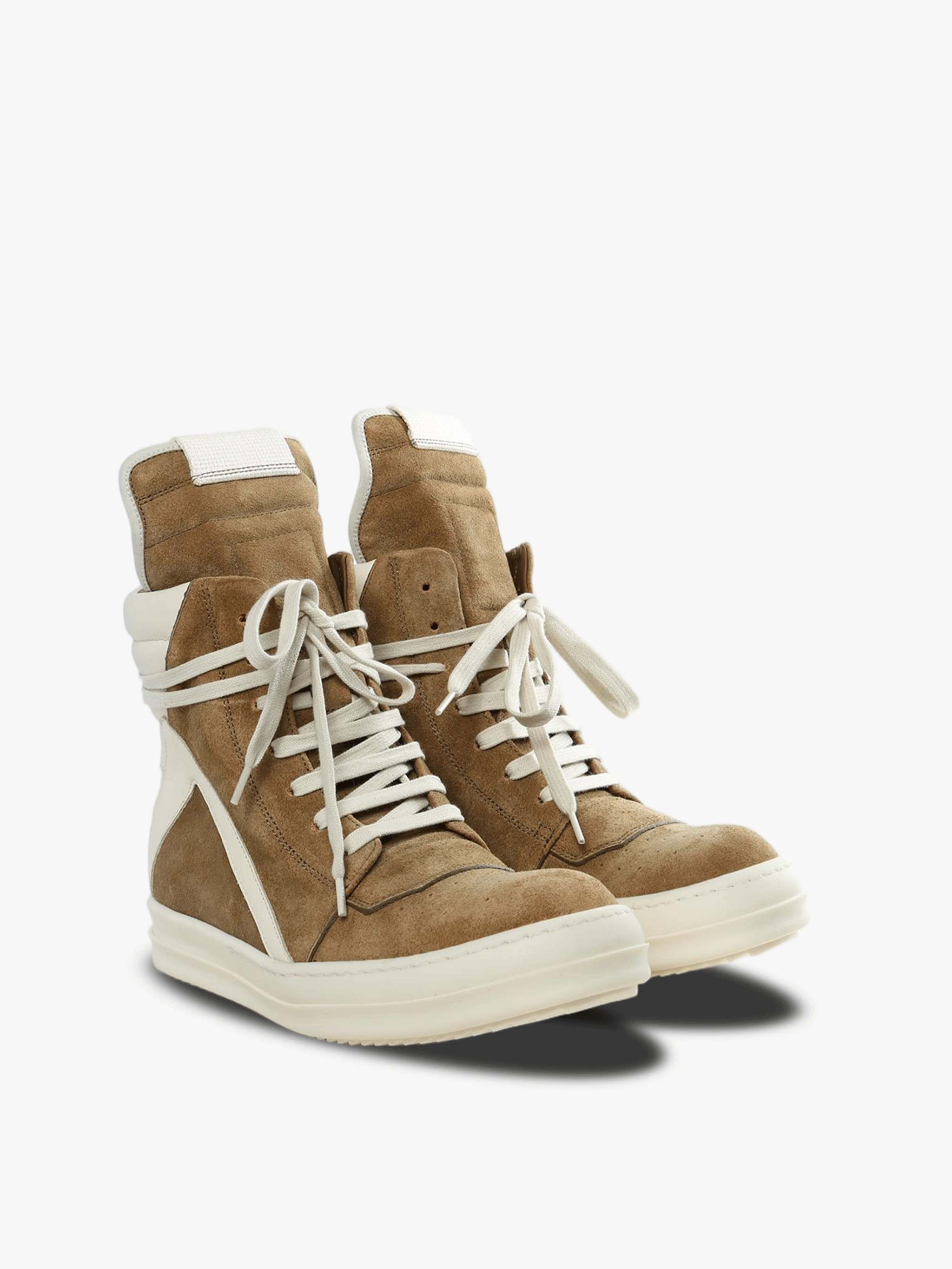 Brown shoes, side view