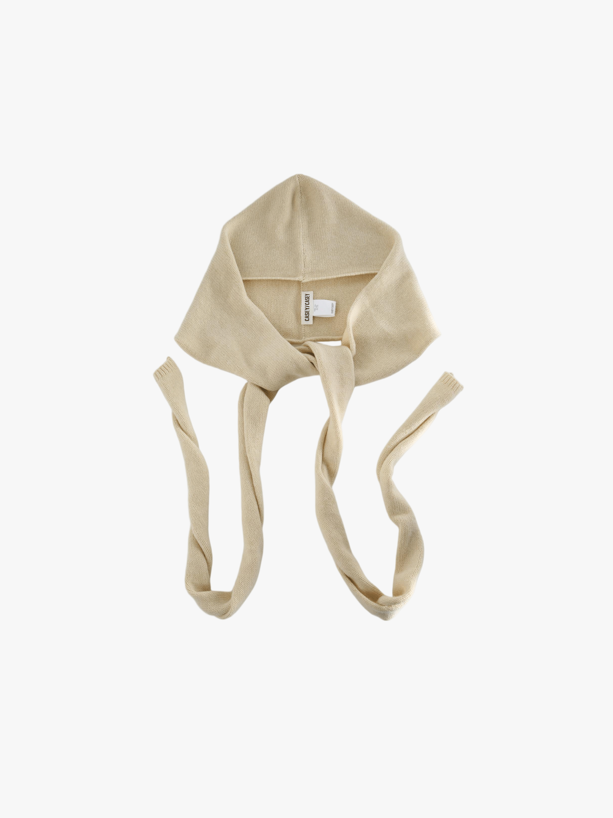 Tan scarf, front view