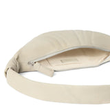 Tan bag, side view