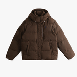 Brown jacket, front view