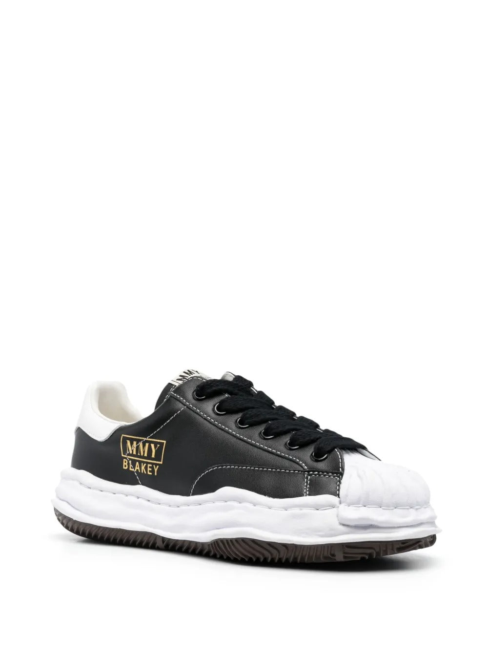 Black sneakers, side view