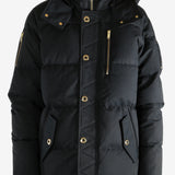 Black jacket worn by a person, showing the jacket's fit