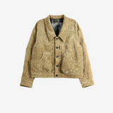Tan jacket, front view