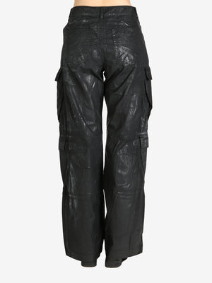 RICK OWENS DRKSHDW - Women Foil Double Cargo Jeans