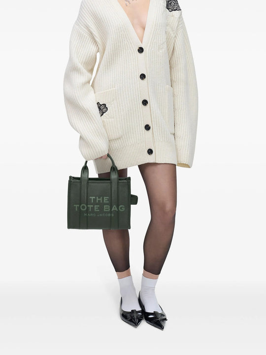 Green bag, full body view