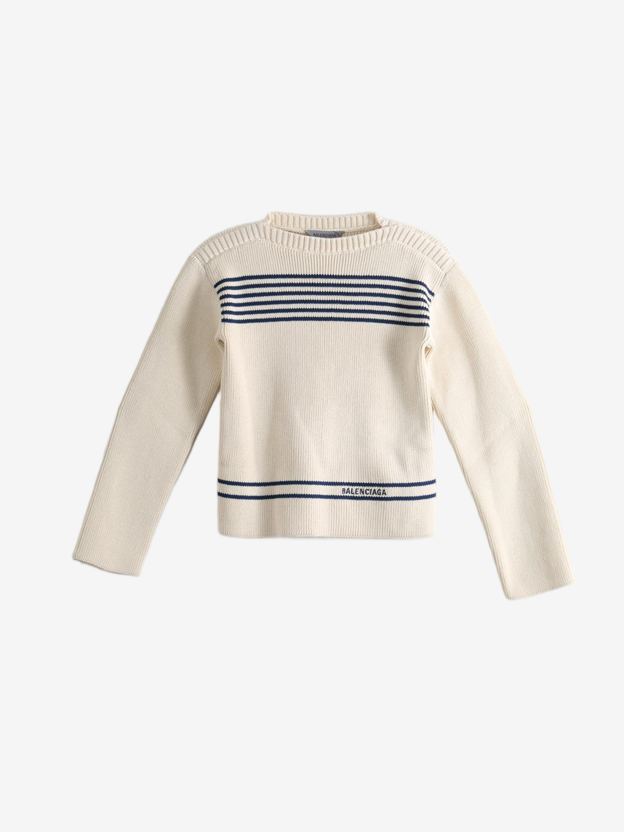 Tan knitwear, front view