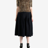 Grey knitwear, full body view