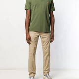 Green t-shirt, full body view