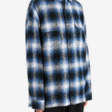 Blue shirt, full body view