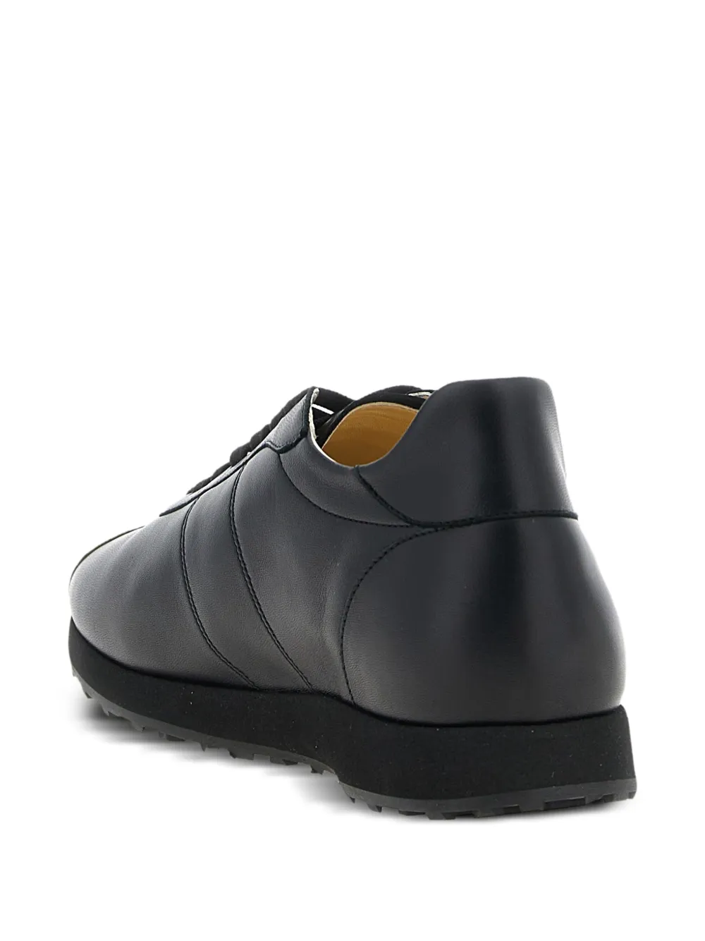 Black sneakers, back view