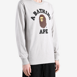 A BATHING APE - Men College Long Sleeve Tee