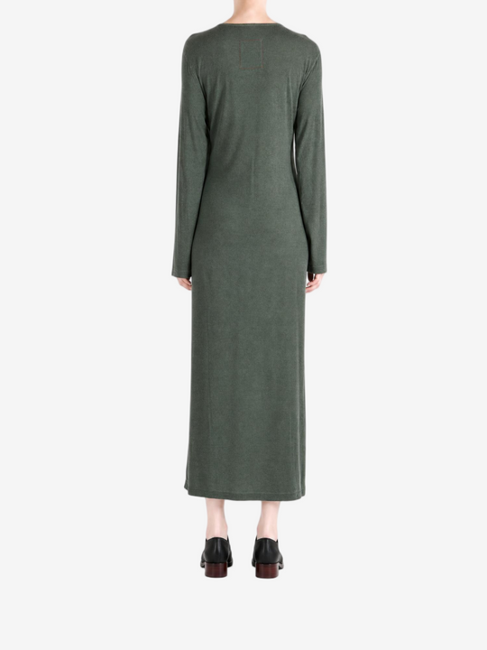 Green dress, front view
