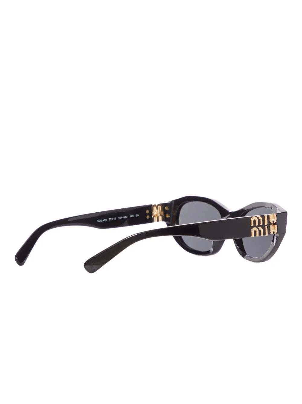 Black eyewear, side view