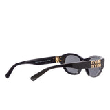 Black eyewear, side view