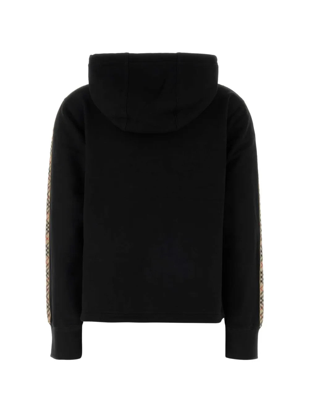 Black hoodie, back view