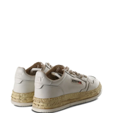 White shoes, back view