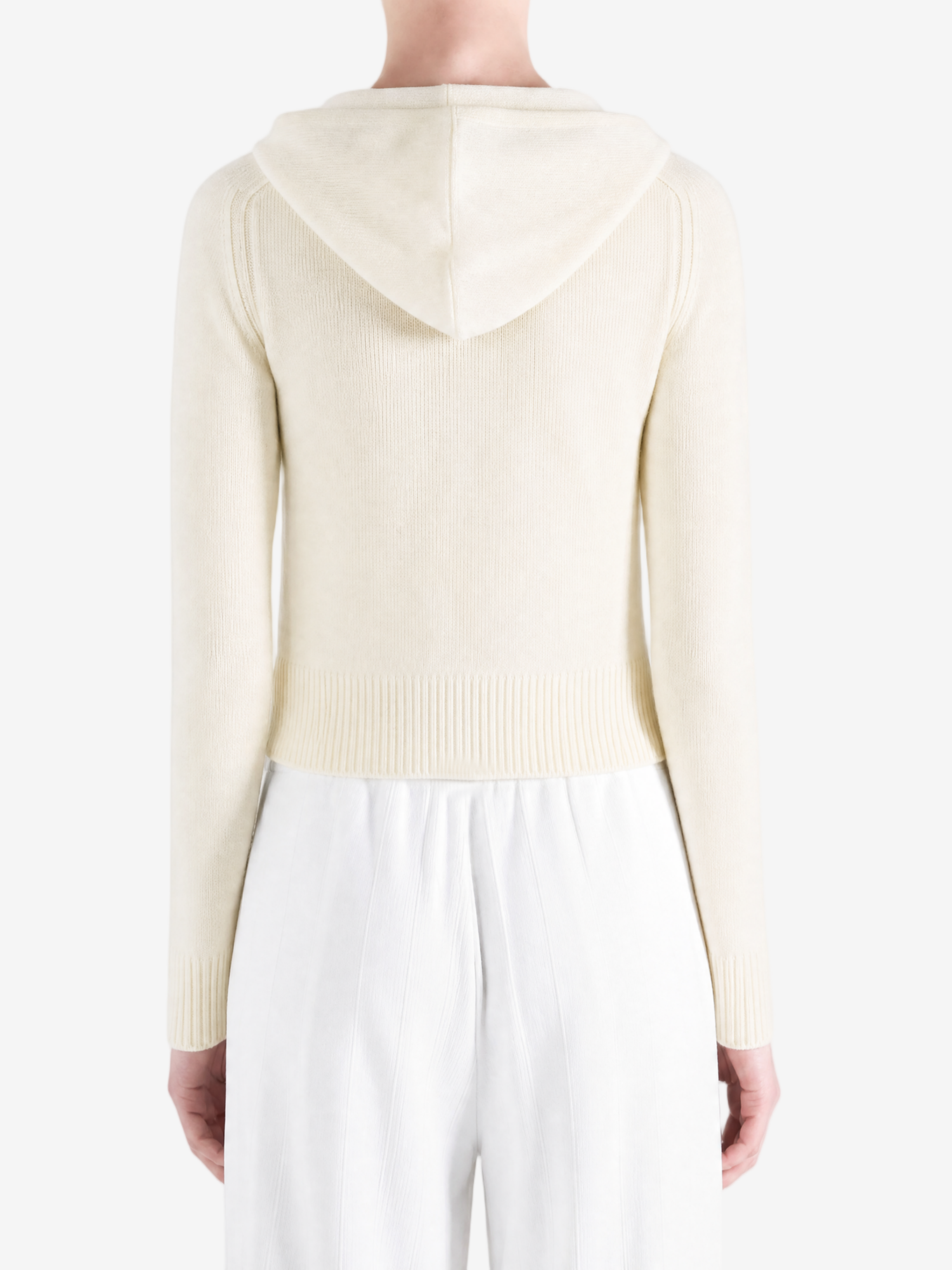 White jacket, full body view