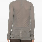 Grey t-shirt, full body view