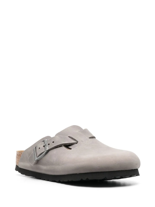 Grey sandals,side view
