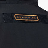 Black jacket, front view