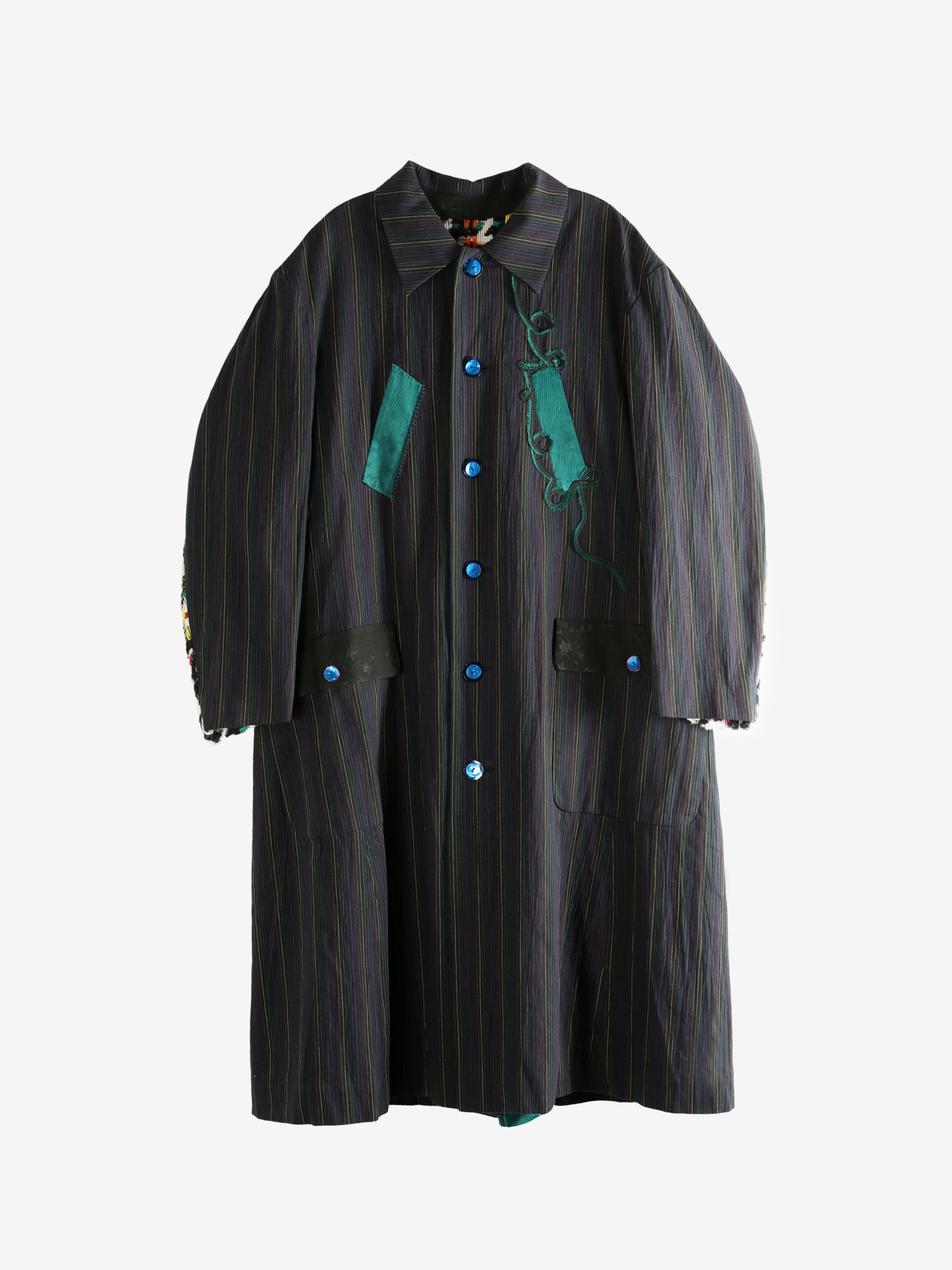 Black coat, front view