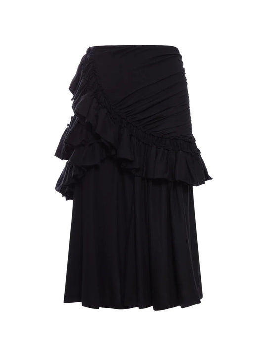 Black skirt, front view